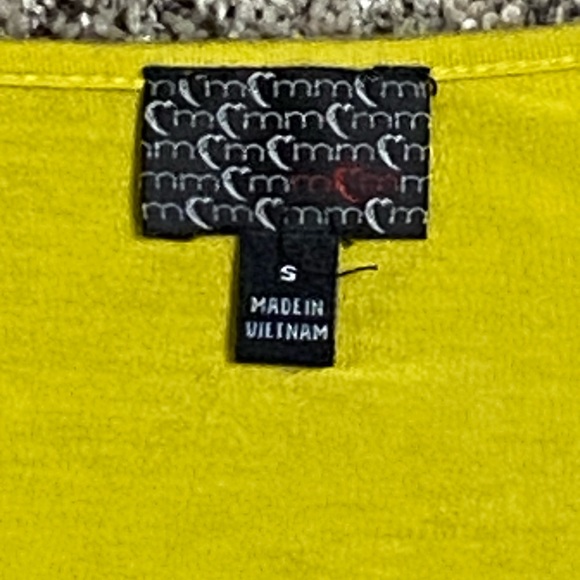 Womens Small Shirt Short Sleeve V-Neck Gold Rayon Decorative Ribbon mm mm mm - Picture 4 of 11